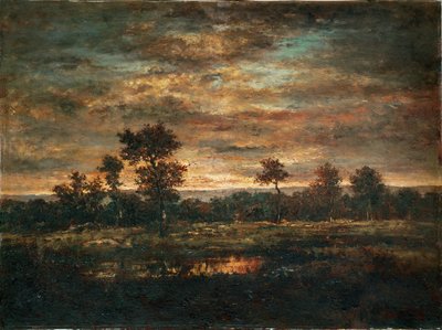 Pond and Edge of the Woods by Theodore Rousseau