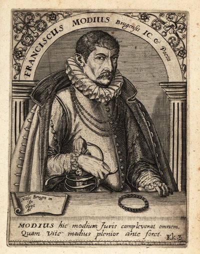 Francois Modius, Flemish Jurist and Humanist by Theodore de Bry