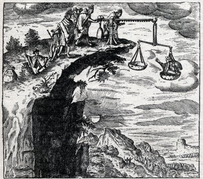 Method for Extorting a Confession from a Criminal in South America at the Time the Spaniards Arrived; from Theodore de Bry (1528-1598)