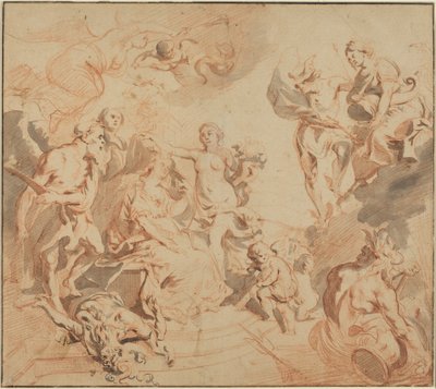 Antwerp Blessed with Abundance, c.1648 by Theodore van Thulden