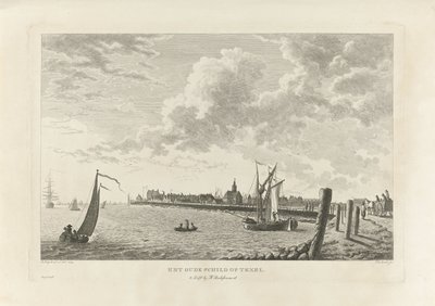 View of Oudeschild on Texel by Theodorus de Roode