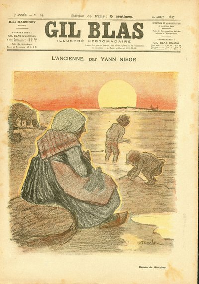 Cover of Gil Blas by Théophile Alexandre Steinlen