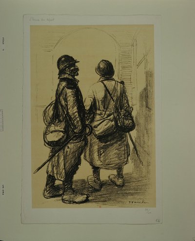 The Hour of Departure by Théophile Alexandre Steinlen
