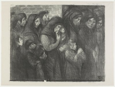 [The Widows of Courrières] by Théophile Alexandre Steinlen