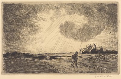 Thunder Storm by Théophile Alexandre Steinlen