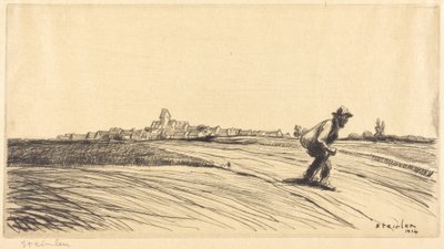 Tramp with Bundle by Théophile Alexandre Steinlen
