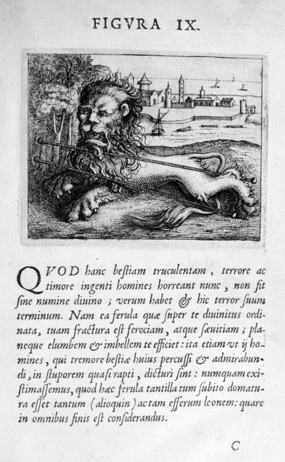Prophecy Figure IX from Prognosticatio Eximii Doctoris Paracelsi, 1536 by Theophrastus Bombastus von Hohenheim Paracelsus