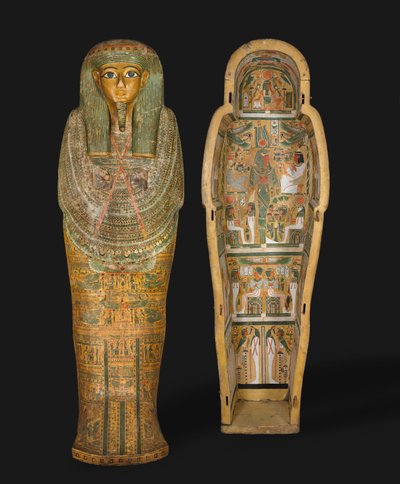 Coffin of Bakenmut by Third Intermediate Period Egyptian