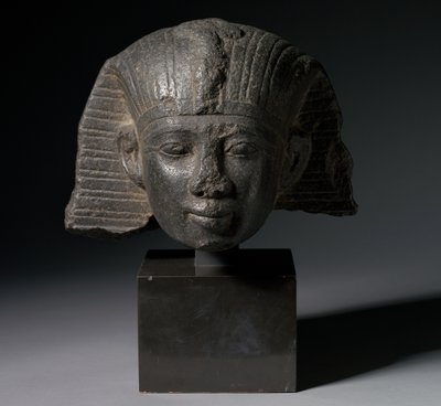 Head of a King, 21st or 22nd Dynasty, c.1069-715 BC by Third Intermediate Period Egyptian