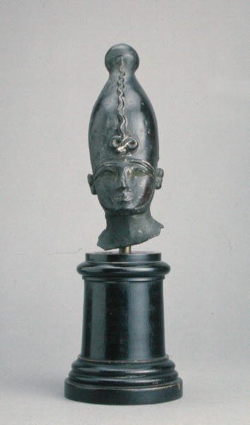 Head of the god Osiris by Third Intermediate Period Egyptian