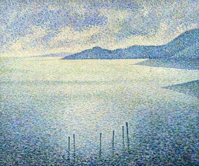 Coastal Scene by Théo van Rysselberghe