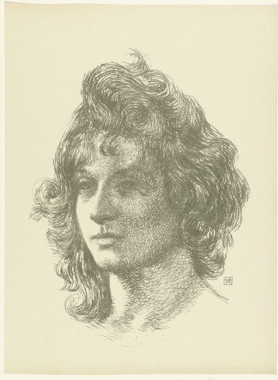 Portrait of a Young Woman by Théo van Rysselberghe