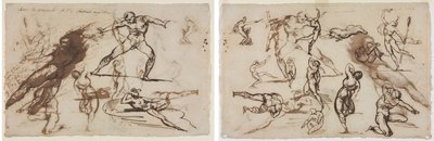 Sheet of Sketches (recto) Sheet of Sketches (verso), 1819 by Theodore Gericault