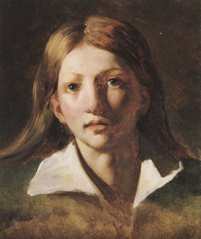 Portrait Study of a Youth by Theodore Gericault