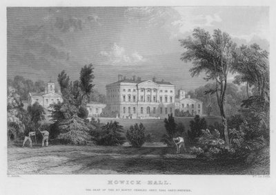 Howick Hall, the seat of Charles Grey, Earl Grey, Premier by Thomas (after) Allom
