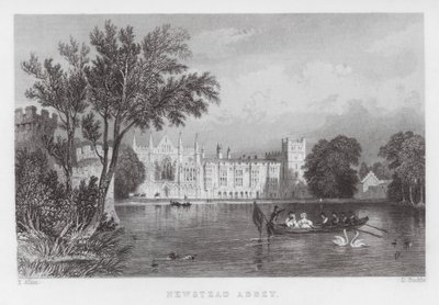 Newstead Abbey by Thomas (after) Allom