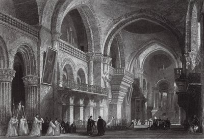 The Cathedral, Angouleme by Thomas (after) Allom