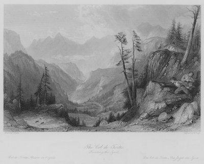 The Col de Tortes, Hunting the Izoid by Thomas (after) Allom