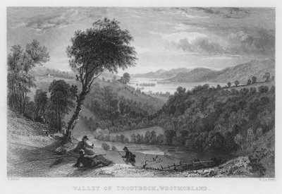 Valley of Troutbeck, Westmorland by Thomas (after) Allom