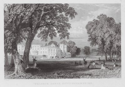 Welbeck Abbey, Nottinghamshire by Thomas (after) Allom
