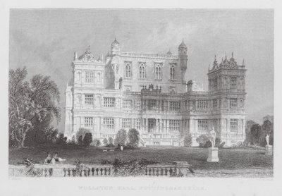 Wollaton Hall, Nottinghamshire by Thomas (after) Allom