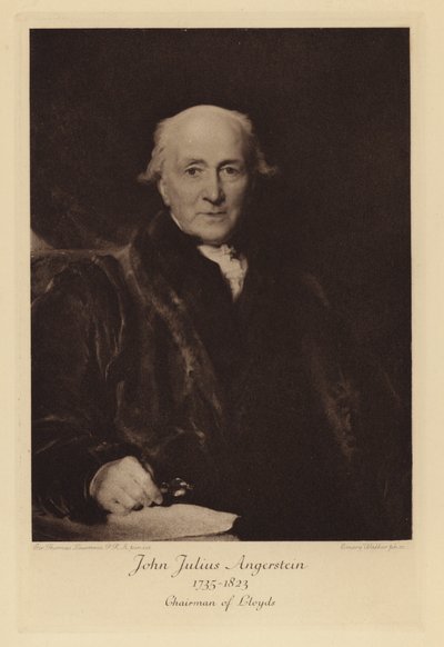 John Julius Angerstein, Chairman of Lloyd