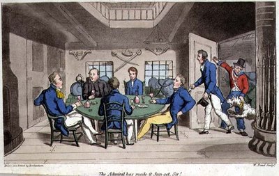 The Admiral has Made it Sunset, Sir! Plate from 