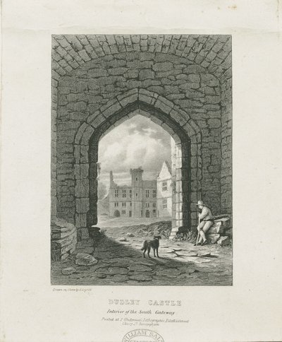 Dudley Castle - The Keep by Thomas (after) Underwood