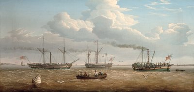 Three Paddle-Steamers, 