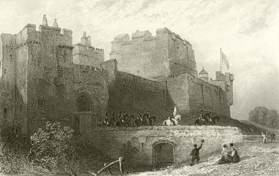 Carlisle Castle, Cumberland by Thomas Allom