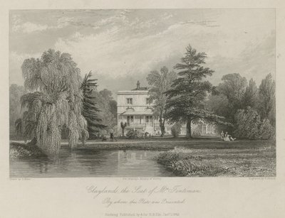 Claylands, the Seat of Mrs Fentima by Thomas Allom