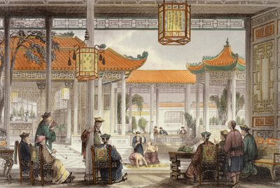 Jugglers Exhibiting in the Court of a Mandarin