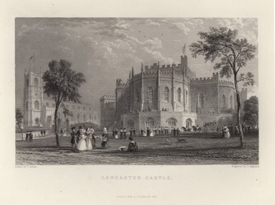 Lancaster Castle by Thomas Allom
