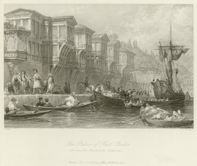 The Palace of Said Pasha by Thomas Allom