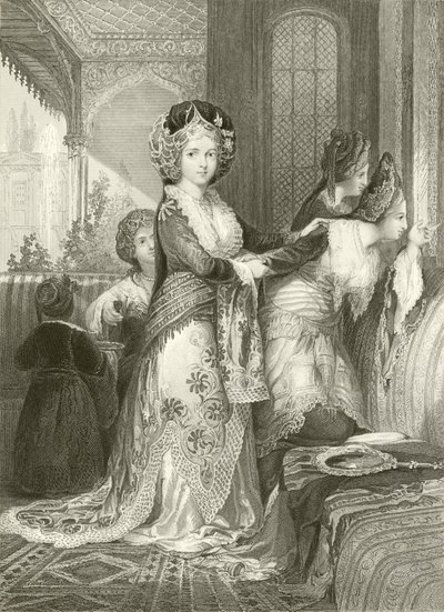 The Favorite Odalique by Thomas Allom
