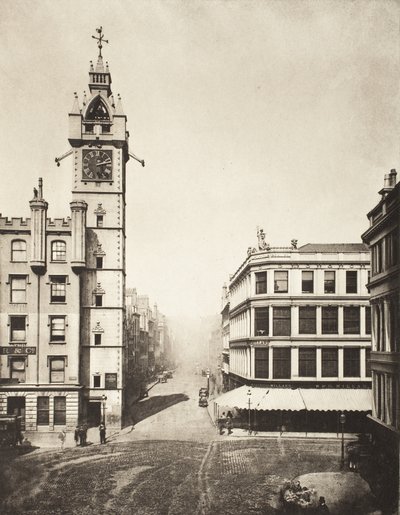 High Street From The Cross by Thomas Annan