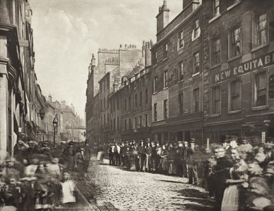 Saltmarket From Bridgegate by Thomas Annan
