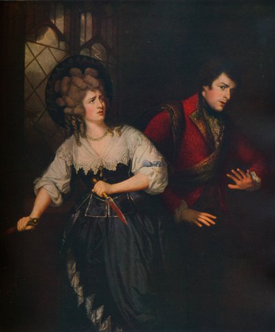 Mrs. Siddons and J. P. Kemble in the Dagger Scene from Macbeth by Thomas Beach