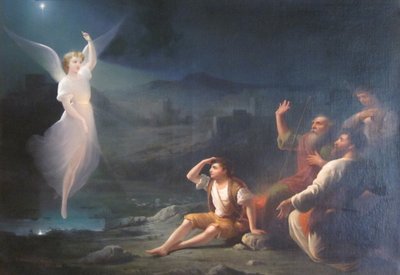 The Angel Appearing Before the Shepherds by Thomas Buchanan Read