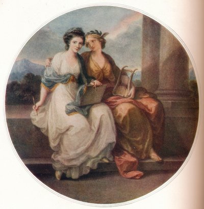 Angelica Kauffmann in the Character of Design Listening to the Inspiration of Poetry, 1782 by Thomas Burke