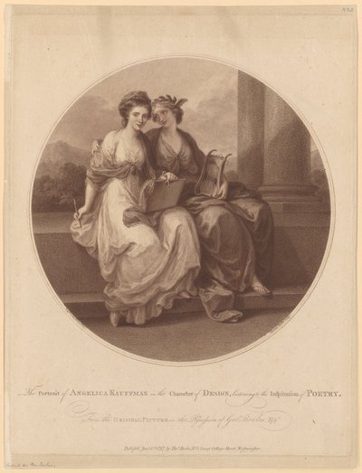 Self-portrait as a drawing, inspired by the Muse of Poetry by Thomas Burke