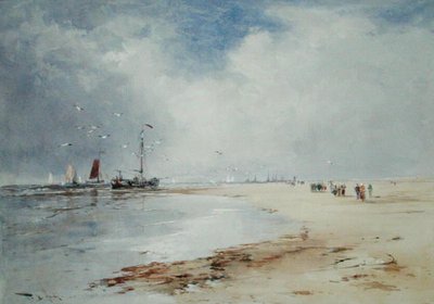 Return of the Fishing Fleet by Thomas Bush Hardy