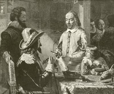 Harvey Demonstrating the Circulation of the Blood by Thomas Buttersworth