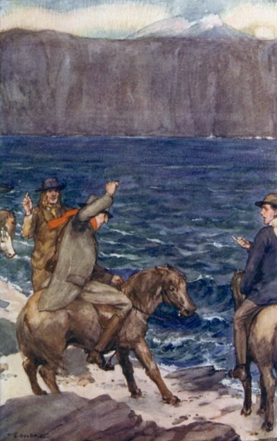 Illustration for A Journey to the Centre of the Earth by Jules Verne by Thomas Cantrell Dugdale