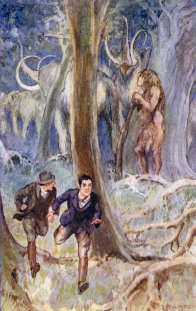 Illustration for A Journey to the Centre of the Earth by Jules Verne by Thomas Cantrell Dugdale