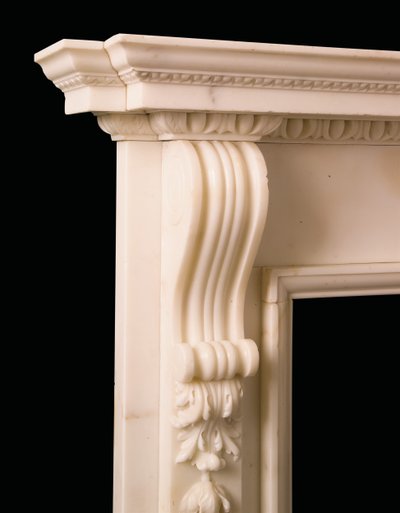 George II statuary chimneypiece, c.1755 by Thomas Carter
