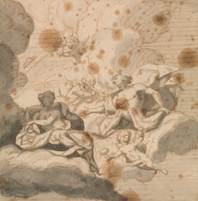 Design for a Ceiling Decoration by Thomas Carwitham