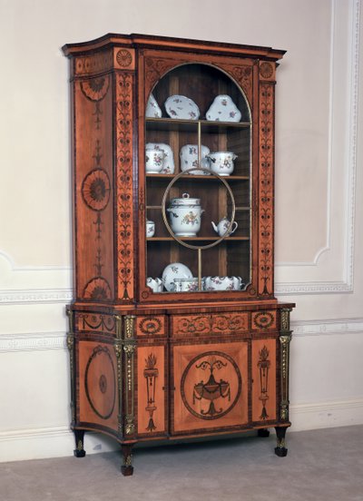 One of a Pair of Cabinets, Commissioned by the 1st Viscount Melbourne for Melbourne House, Piccadilly (now Albany), c.1773 by Thomas Chippendale