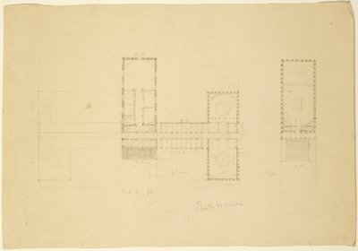 Grand Plan of the Ohio State House, c.1838 by Thomas Cole