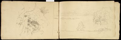 Hoosick or Saddle Mountain and Lake near Pittsfield, c.1832 by Thomas Cole